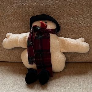 VTG Woof & Poof Musical Snowman with W&P Button